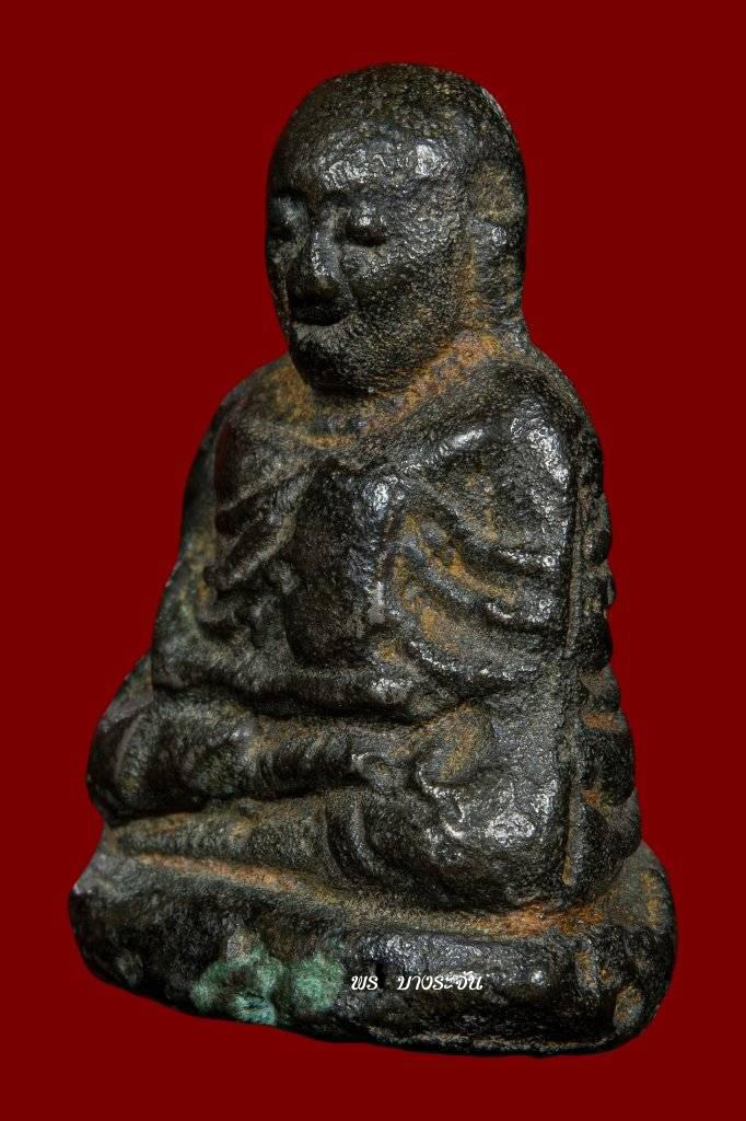 รูปหล่อหลวงพ่อเงินบางคลาน พิมพ์นิยม phra lp ngern statue wat bangklan antique talisman old thai buddha amulet 銮菩银 财佛, 鑾菩銀 大師