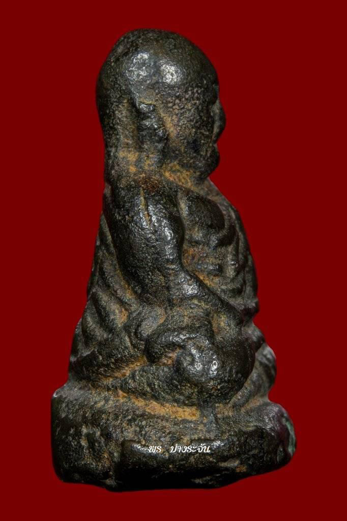 รูปหล่อหลวงพ่อเงินบางคลาน พิมพ์นิยม phra lp ngern statue wat bangklan antique talisman old thai buddha amulet 銮菩银 财佛, 鑾菩銀 大師