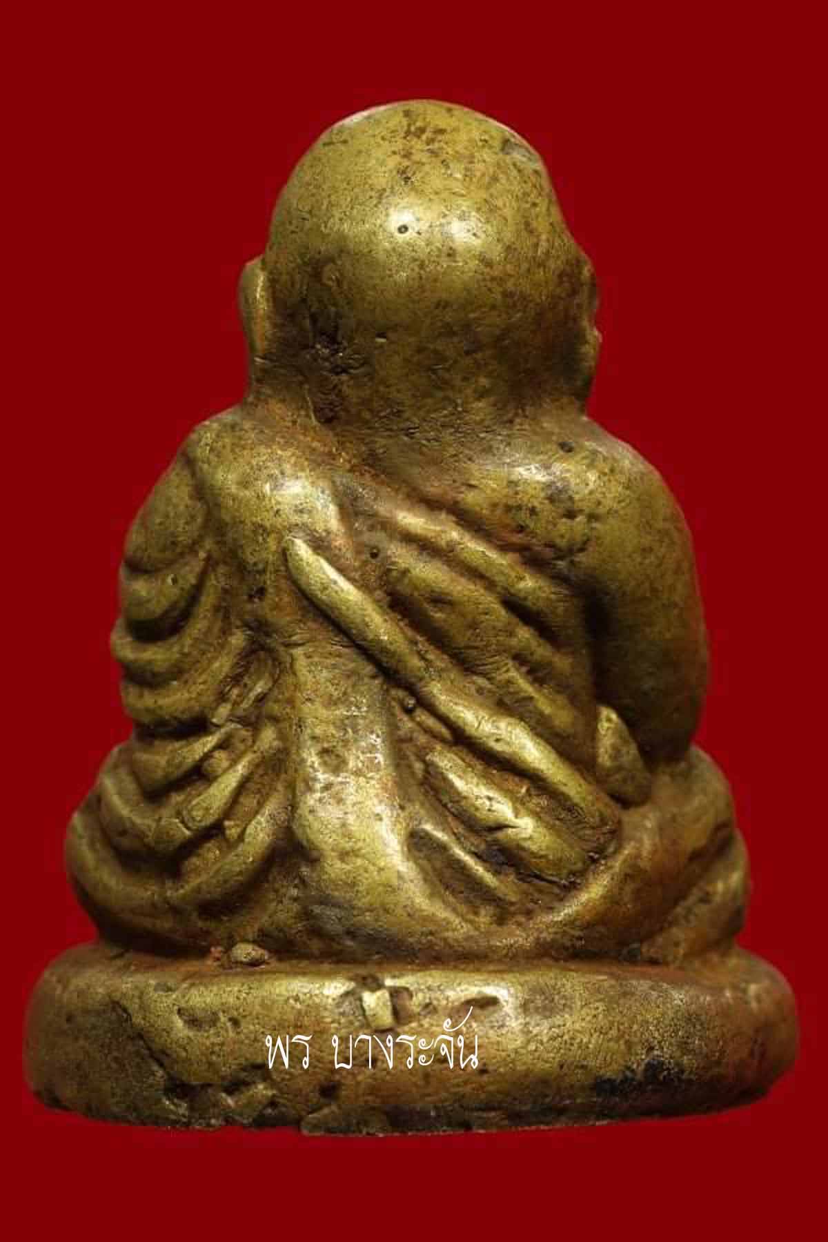 รูปหล่อหลวงพ่อเงินบางคลาน พิมพ์นิยม phra lp ngern statue wat bangklan antique talisman old thai buddha amulet 銮菩银 财佛, 鑾菩銀 大師