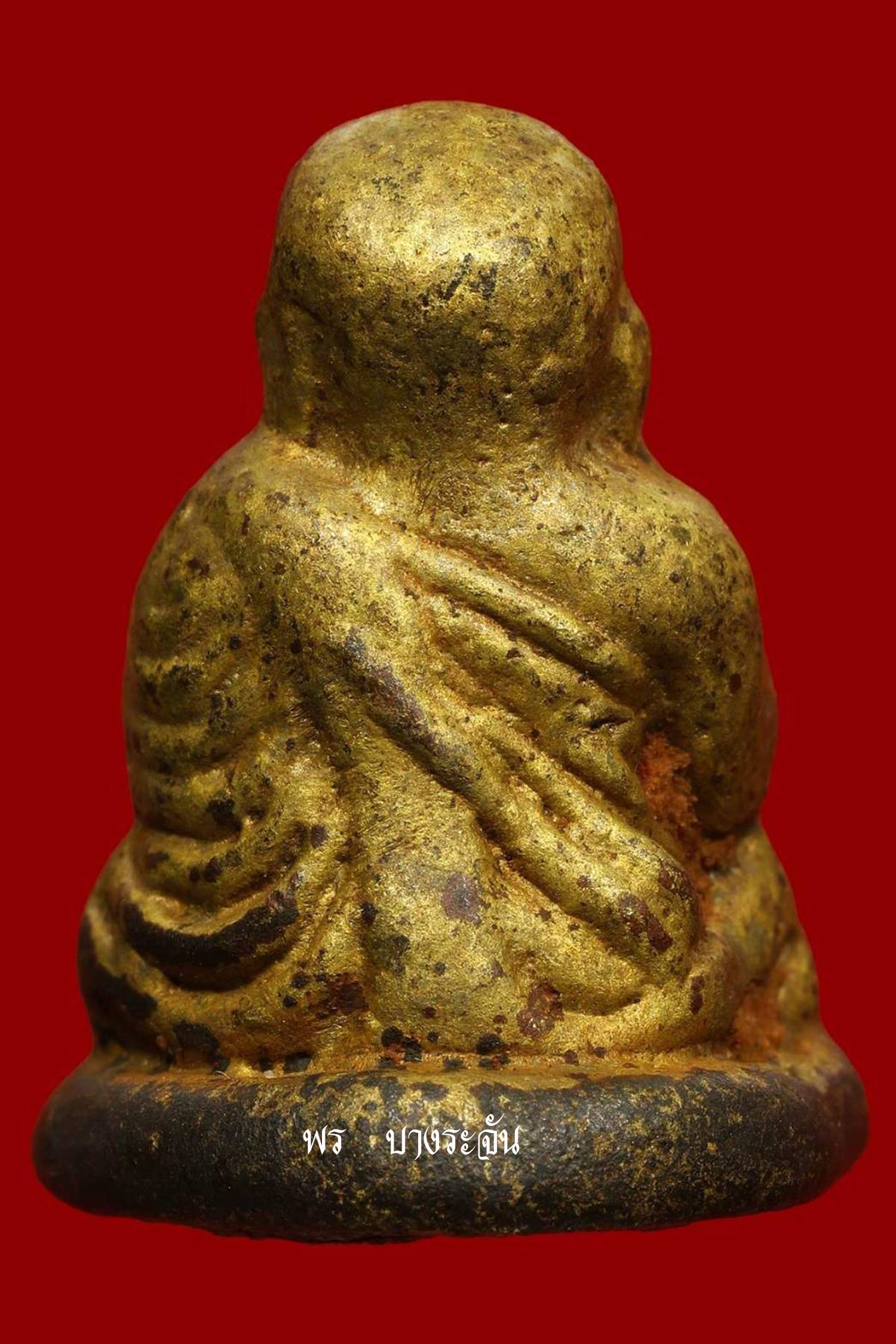 รูปหล่อหลวงพ่อเงินบางคลาน พิมพ์นิยม phra lp ngern statue wat bangklan antique talisman old thai buddha amulet 銮菩银 财佛, 鑾菩銀 大師